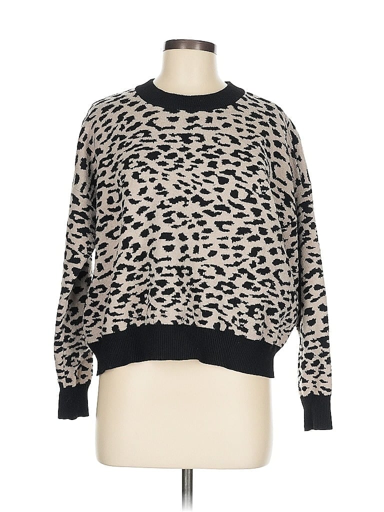 Pre-owned T Tahari Pullover Sweater In Black