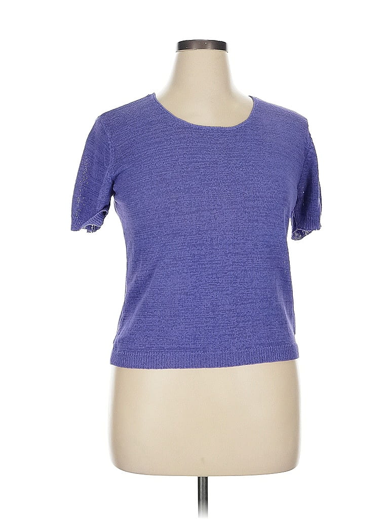 Pre-owned Dana B. & Karen Pullover Sweater In Purple