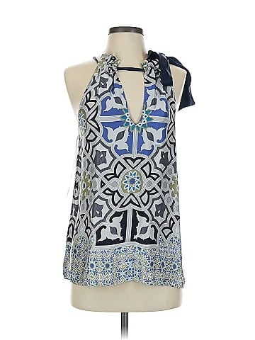 Hale Bob Sleeveless Silk Top (view 1)
