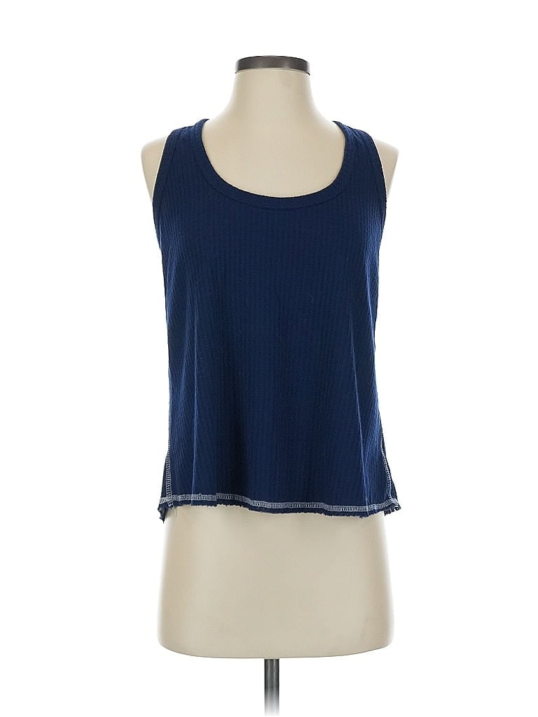 Pre-owned Socialite Tank Top Blue Halter Neckline Tops