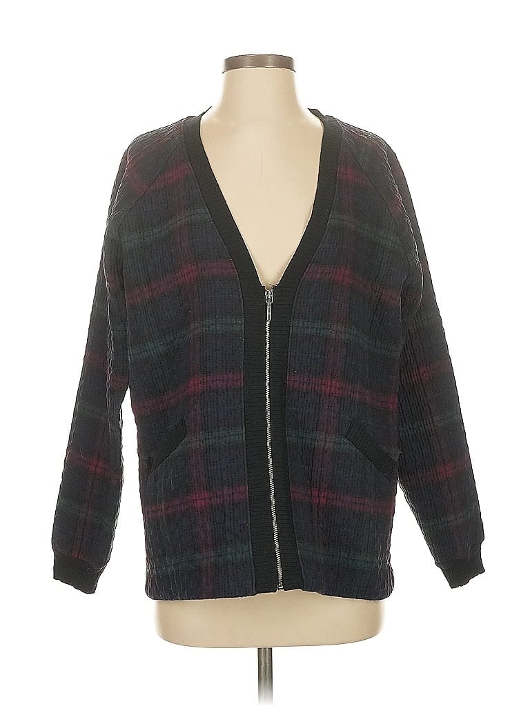 Pre-owned Nicole Miller Cardigan Sweater In Black