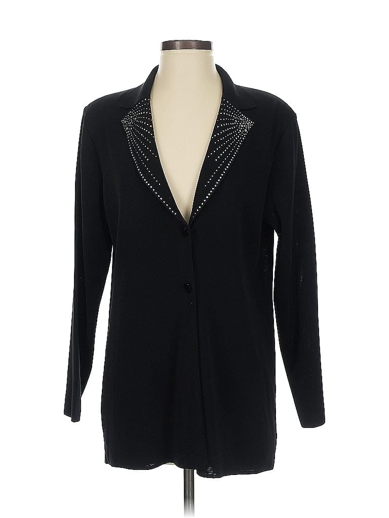 misook 100% Acrylic Black Cardigan Size S - photo 1