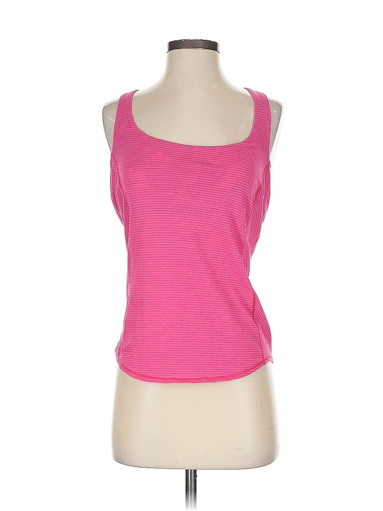 Pre-owned Lululemon Athletica Tank Top Pink Strapless Neckline Tops