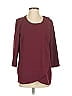 RODEBJER Burgundy 3/4 Sleeve Top Size S - photo 1
