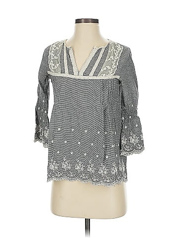 Love Stitch 3/4 Sleeve Blouse (view 1)