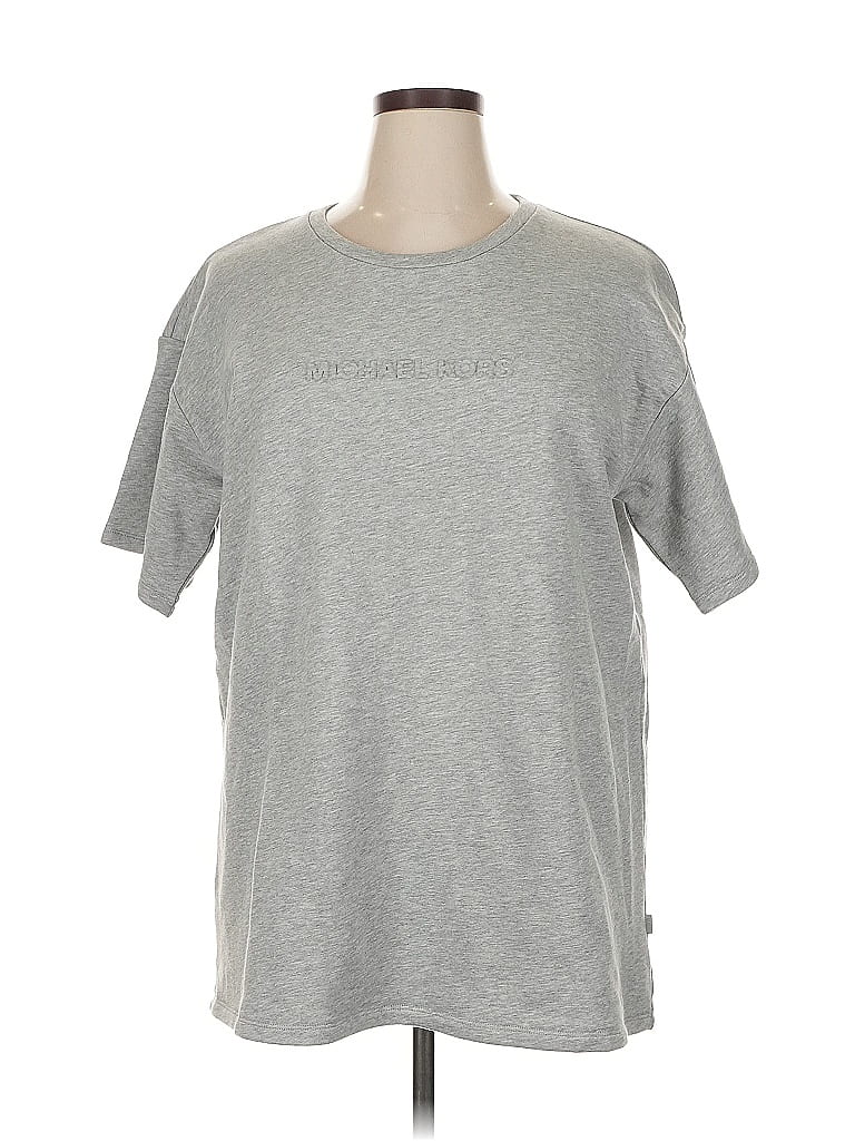 Pre-owned Michael Kors Short Sleeve T-shirt In Gray