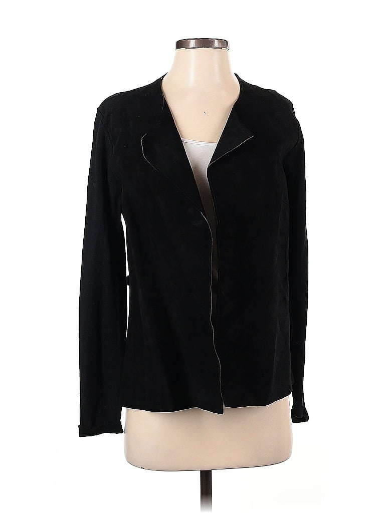 Pre-owned J. Mclaughlin Blazer Jacket In Black