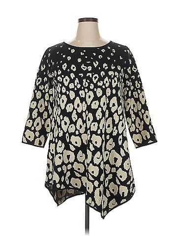 Carmen Carmen Marc Valvo 3/4 Sleeve Blouse (view 1)