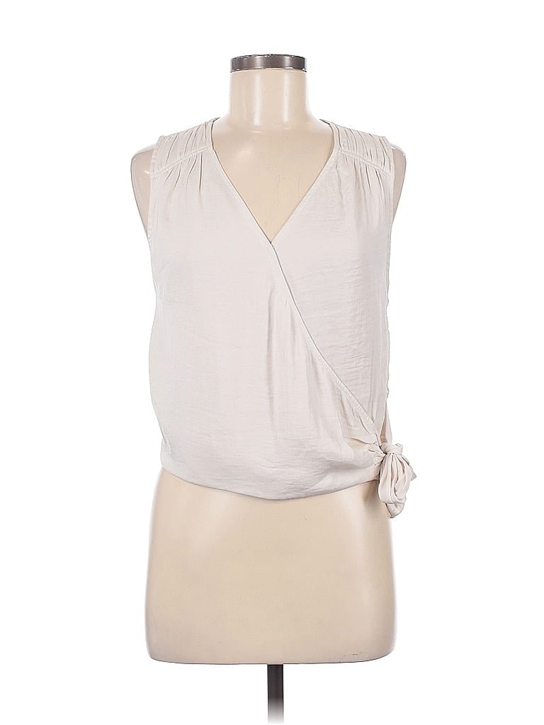 Pre-owned Rachel Zoe Tjx Sleeveless Blouse In White