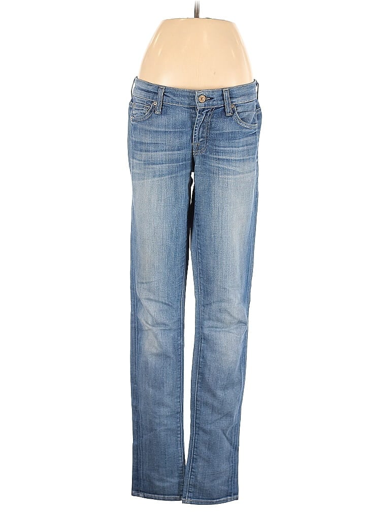 Pre-owned 7 For All Mankind Jeans In Blue