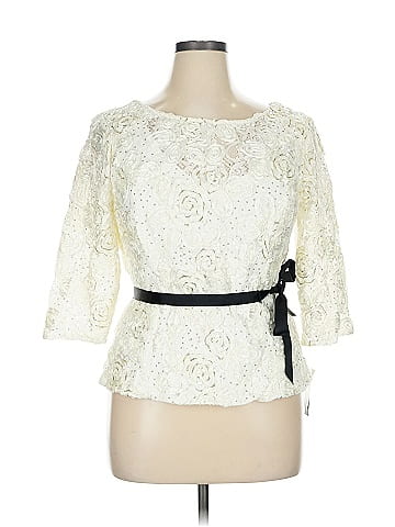 Alex Evenings 3/4 Sleeve Blouse (view 1)