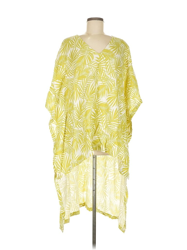 G by Giuliana Rancic Yellow 3/4 Sleeve Blouse Size M - photo 1