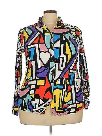 Big Dart Long Sleeve Blouse (view 1)