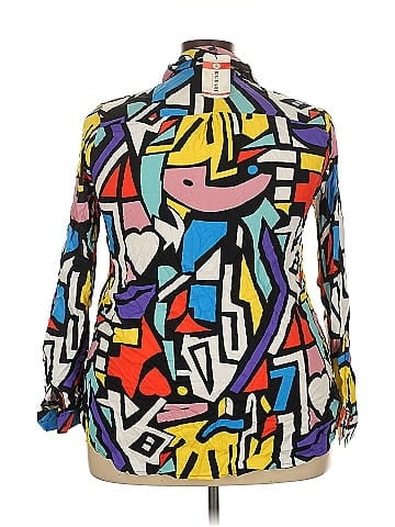 Big Dart Long Sleeve Blouse (view 2)