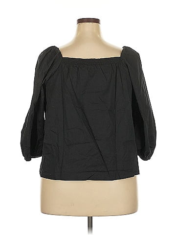 Elizabeth and James 3/4 Sleeve Blouse (view 2)