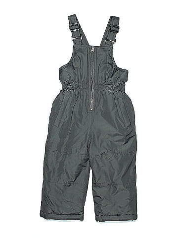 Pink Platinum Snow Pants With Bib (view 1)
