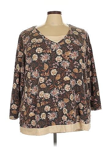 Isaac Mizrahi LIVE! 3/4 Sleeve T-Shirt (view 1)