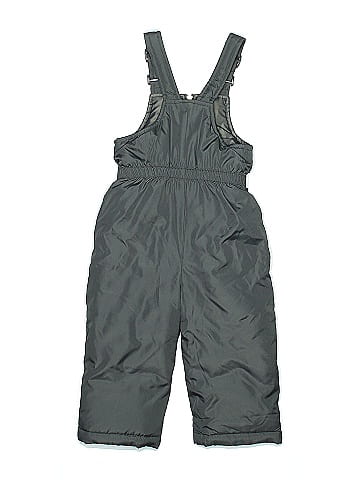 Pink Platinum Snow Pants With Bib (view 2)