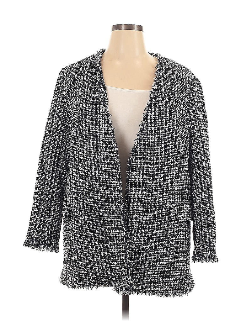 Pre-owned Banana Republic Factory Store Blazer Jacket In Gray