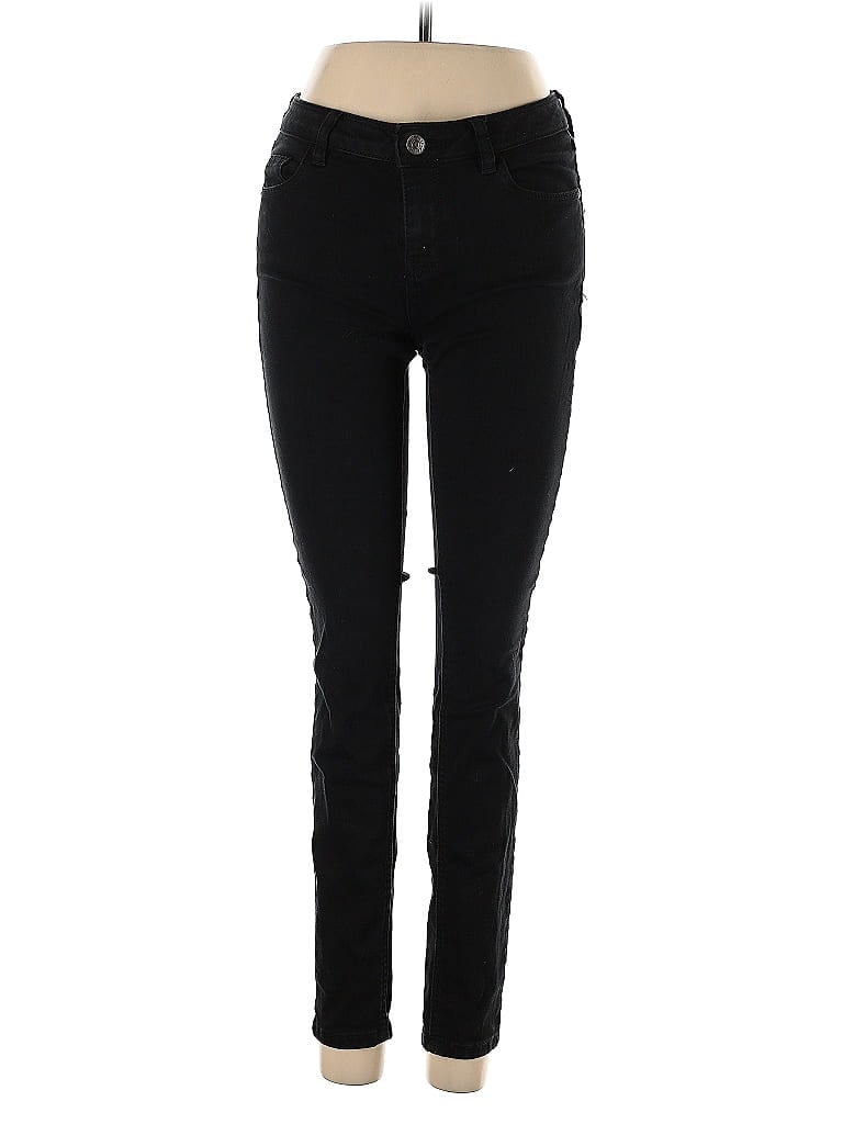 Pre-owned Fat Face Jeggings In Black