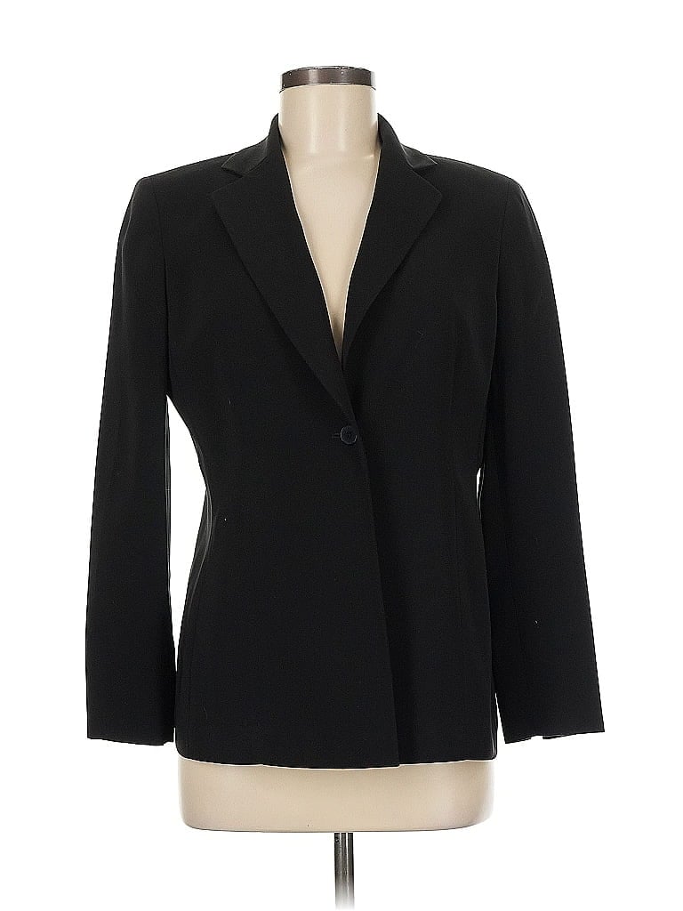 Click to view more detailed imagery on our partner's website Pre-owned Kasper Blazer Jacket In Black