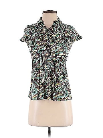 DKNY Jeans Short Sleeve Blouse (view 1)