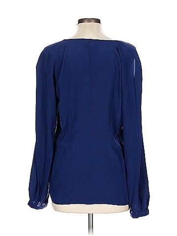 Rachel Roy Long Sleeve Silk Top (view 2)