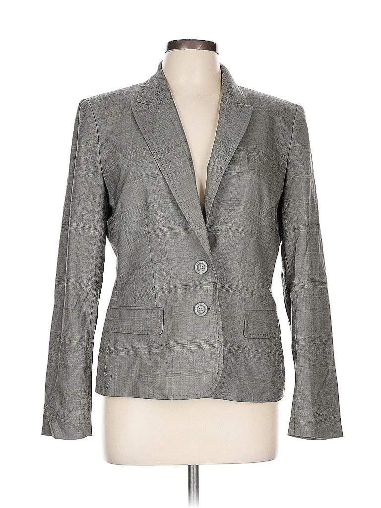 Pre-owned Anne Klein Blazer Jacket In Gray