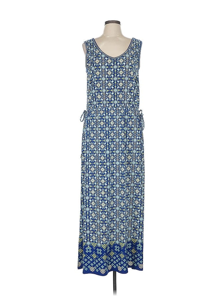 Pre-owned Max Studio Casual Dress In Blue