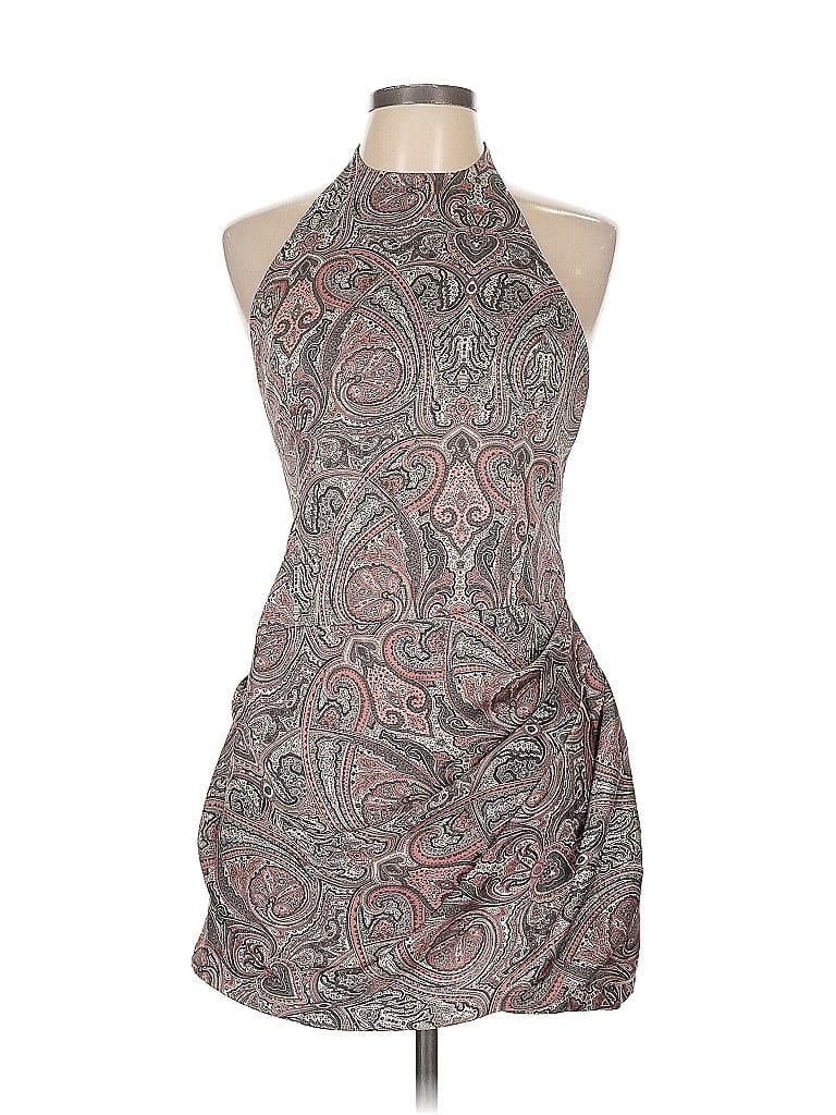 Kimberly Taylor Paisley Gray Cocktail Dress Size L - photo 1