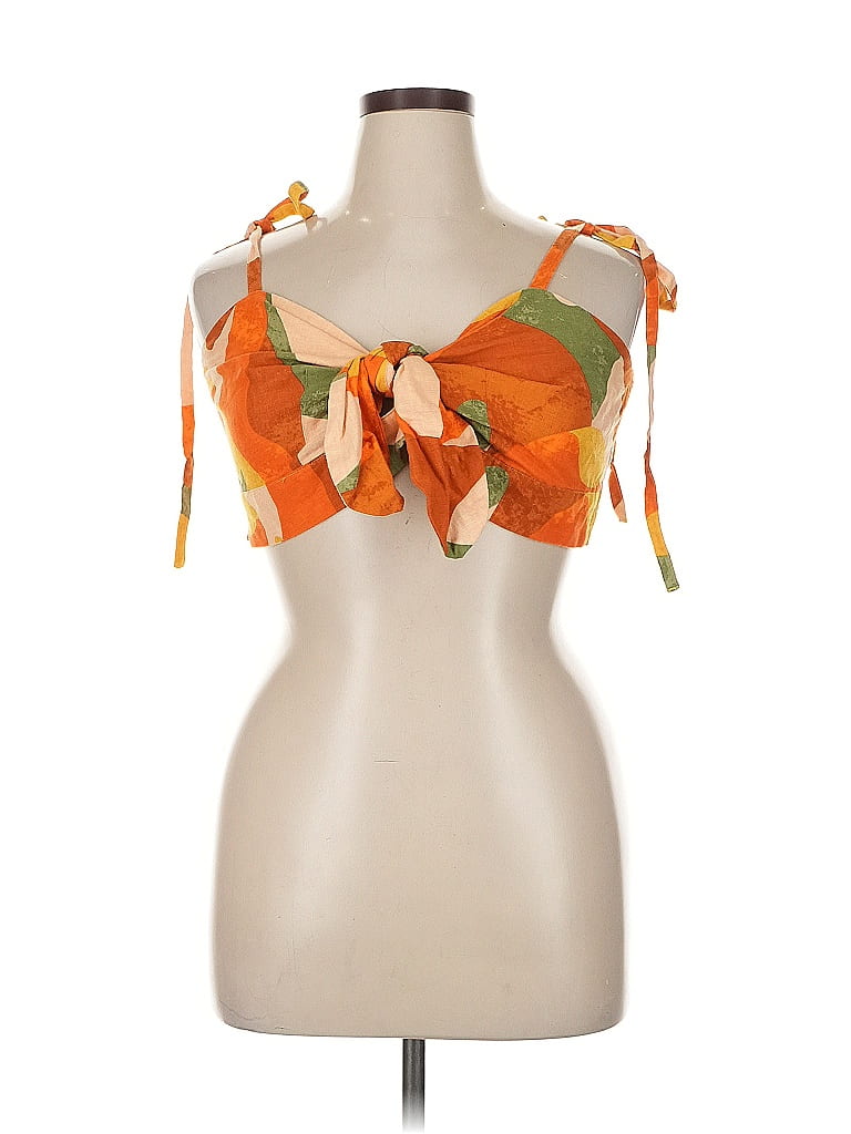 Fe Noel x Target Orange Sleeveless Blouse Size 1X - photo 1