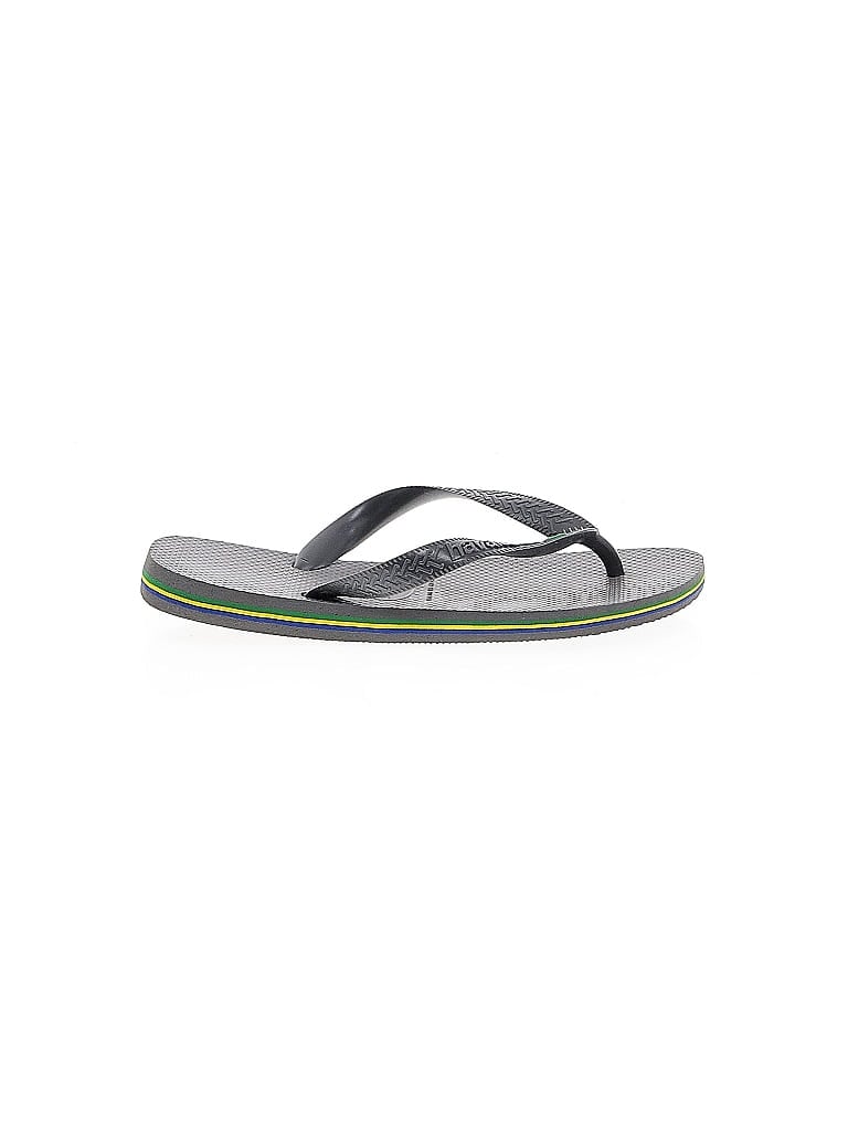 Pre-owned Havaianas Flip Flops In Gray