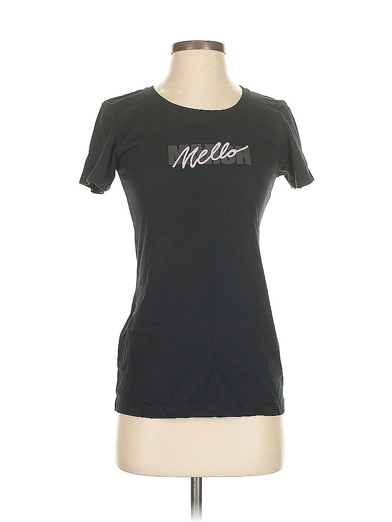 Marshmallow 100% Cotton Black Active T-Shirt Size S - photo 1