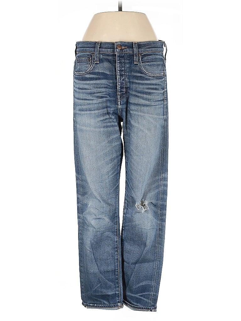 Pre-owned Rivet & Thread Jeans In Blue