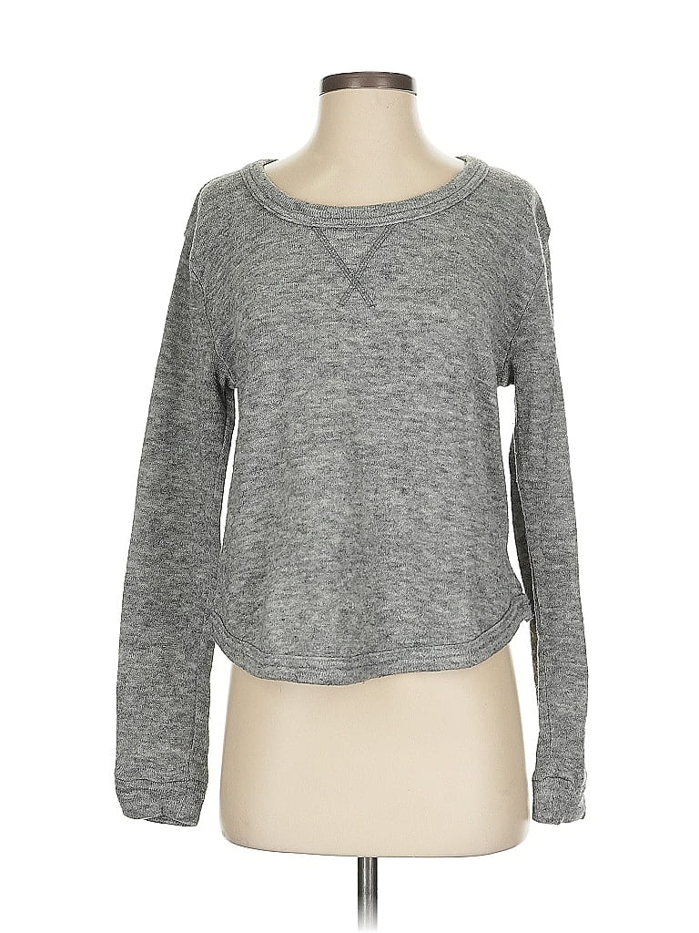 Pre-owned Obey Propaganda Pullover Sweater In Gray