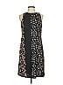 Vince Camuto Animal Print Black Cocktail Dress Size 2 - photo 1