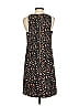 Vince Camuto Animal Print Black Cocktail Dress Size 2 - photo 2
