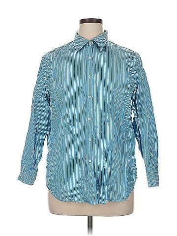 Jones New York Signature Long Sleeve Button-Down Shirt (view 1)