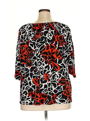 Notations 3/4 Sleeve Blouse (view 2)