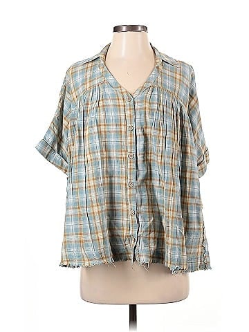 Easel Short Sleeve Blouse (view 1)