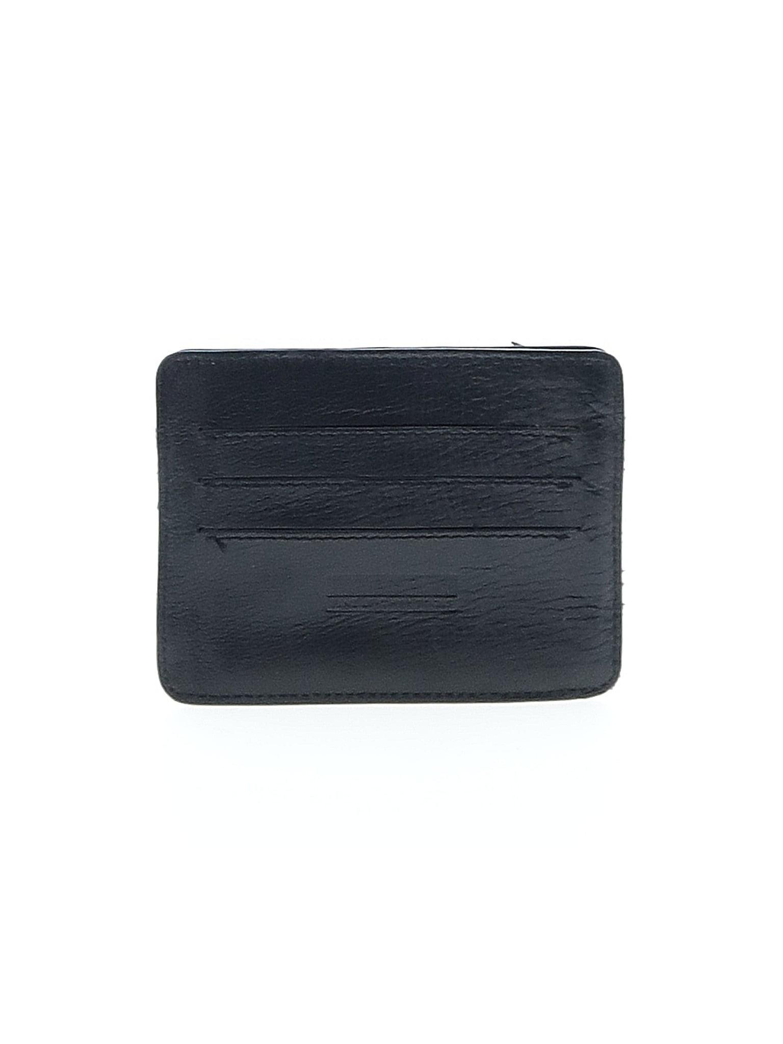 Levenger 100% Leather Black Leather Card Holder One size