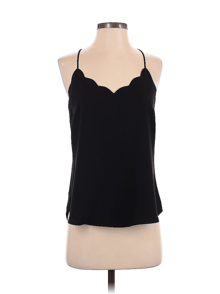 Pre-owned J.crew Mercantile Sleeveless Top Black Sweetheart Neckline Tops