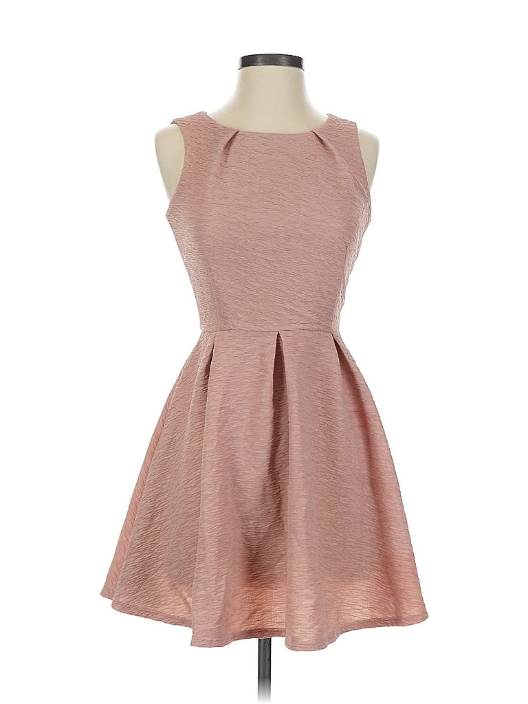Pre-owned Copper Key Cocktail Dress In Pink
