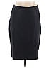 Max Mara Solid Black Blue Wool Skirt Size 10 - photo 1