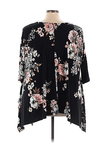 White Birch 3/4 Sleeve Blouse (view 2)