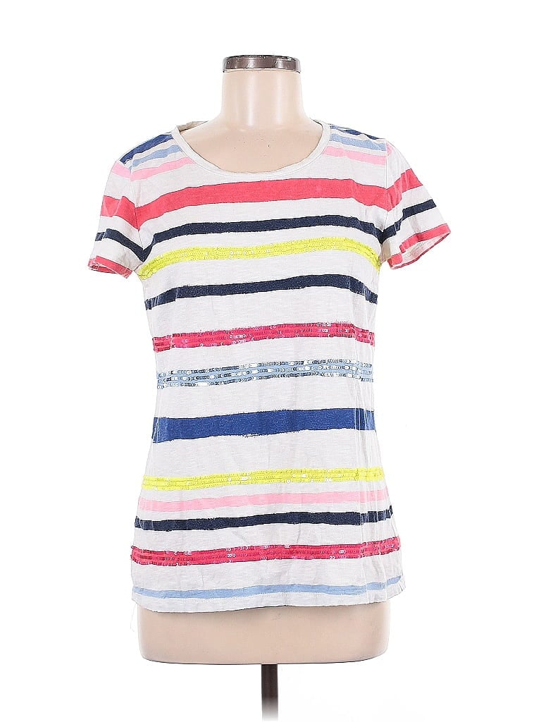 Pre-owned Talbots Short Sleeve T-shirt In Blue