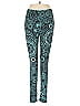 Just Cozy Print Teal Leggings Size M - photo 1