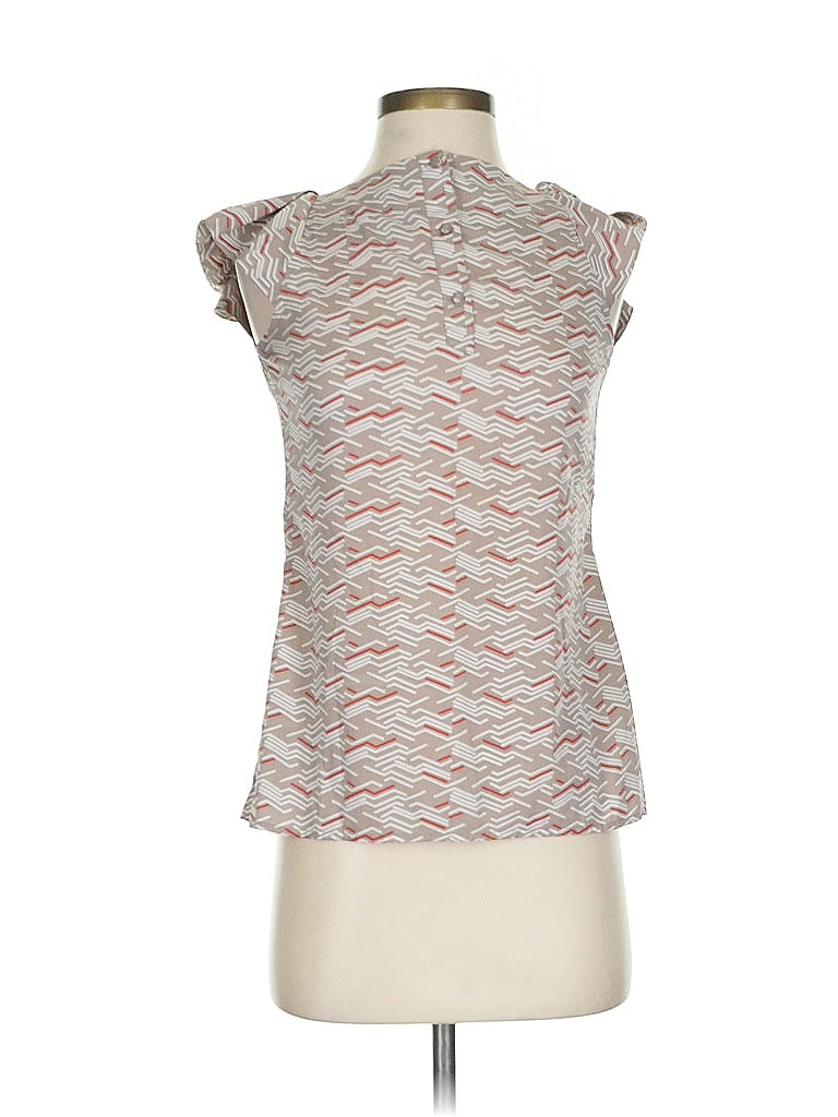 Pre-owned Banana Republic Factory Store Sleeveless Blouse In White