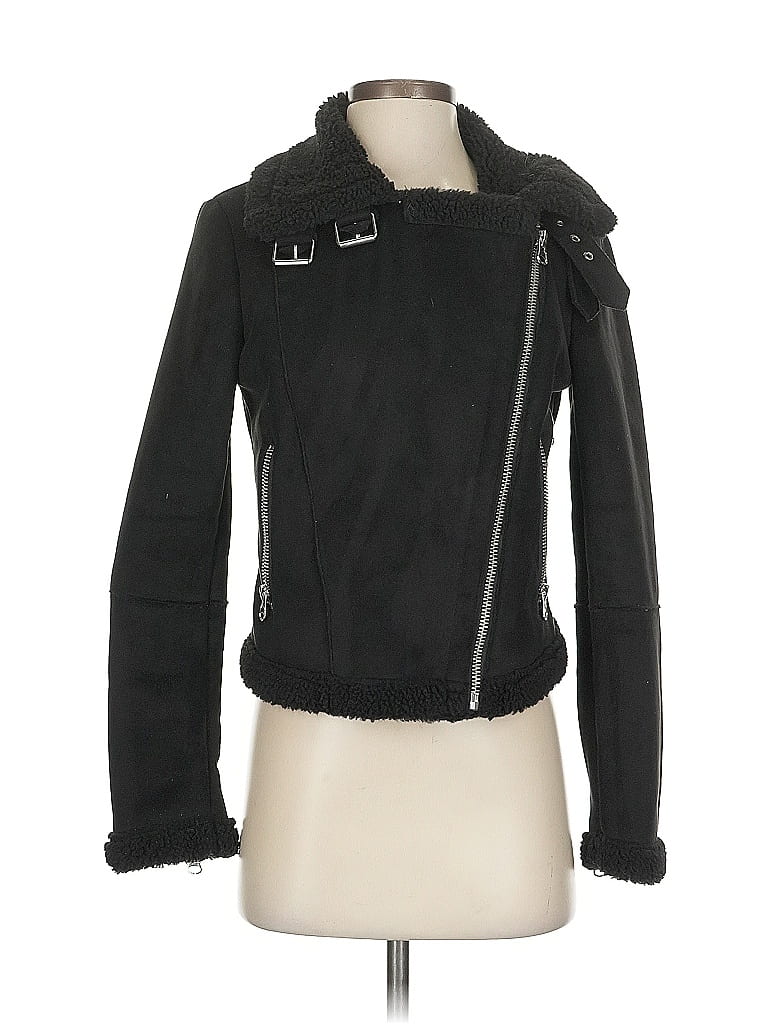 Pre-owned Zara Basic Jacket In Black