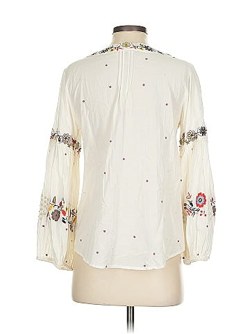 Vanessa Virginia by Anthropologie 3/4 Sleeve Blouse (view 2)